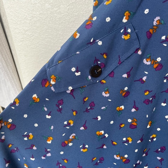 EUC Chriselle Lim Wren Floral Print Trench Dress - Picture 4 of 6